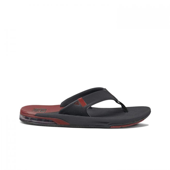 REEF Men's Sandal Fanning Low - Black / Rust