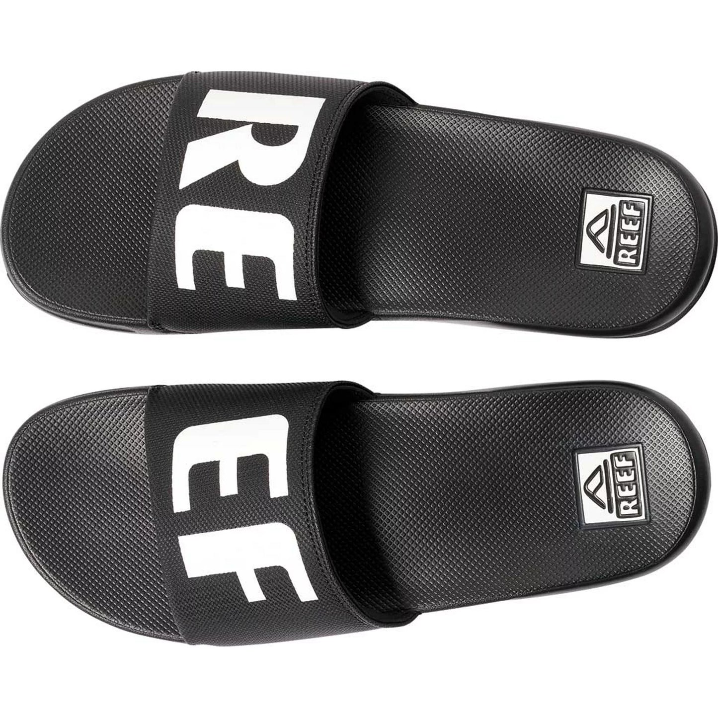 REEF Unisex Sandal One Slide - Black / White