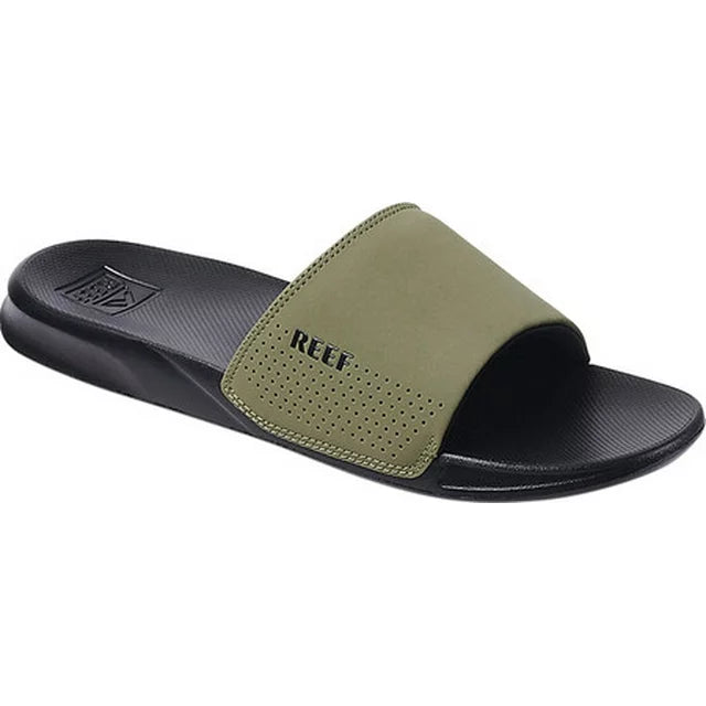 REEF Unisex Sandal One Slide - Black / Olive