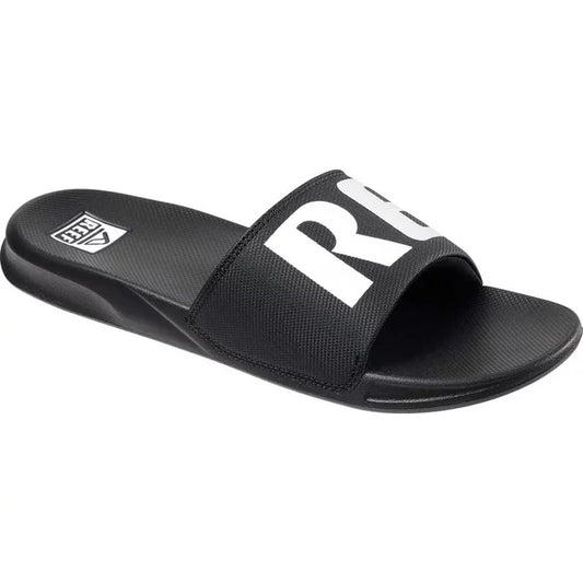 REEF Unisex Sandal One Slide - Black / White