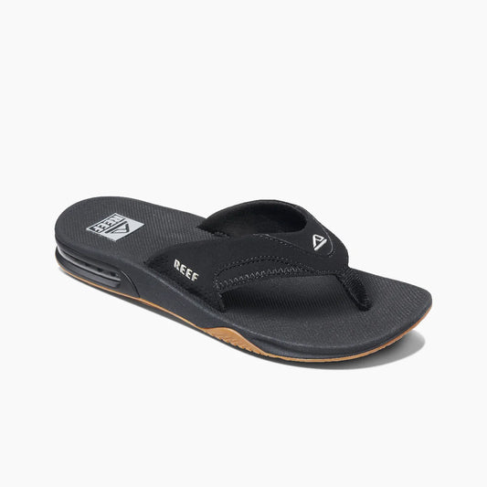 REEF Men's Sandal Fanning - Black/Silver