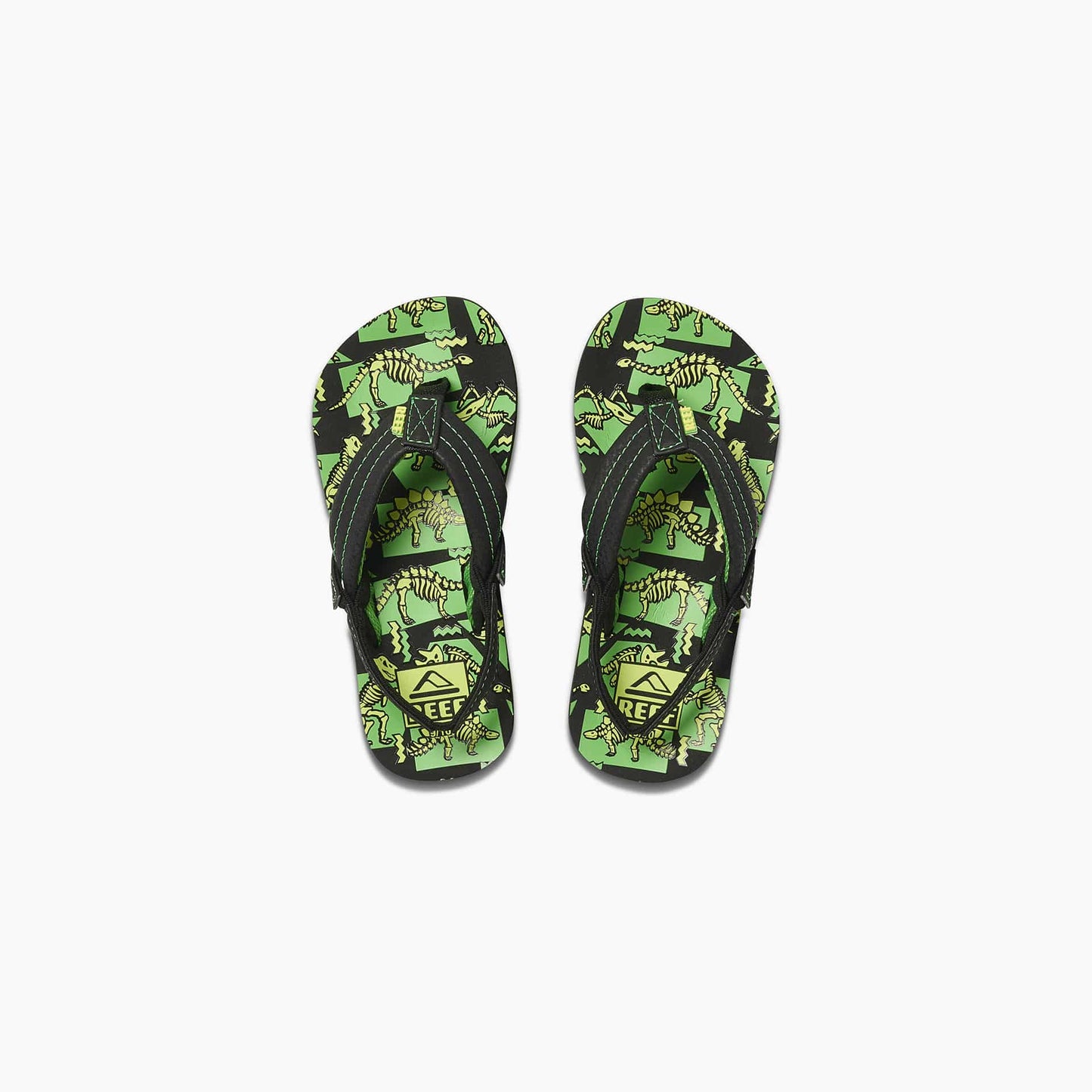 REEF Kid's Sandal Little Ahi Glow - Dinosaur